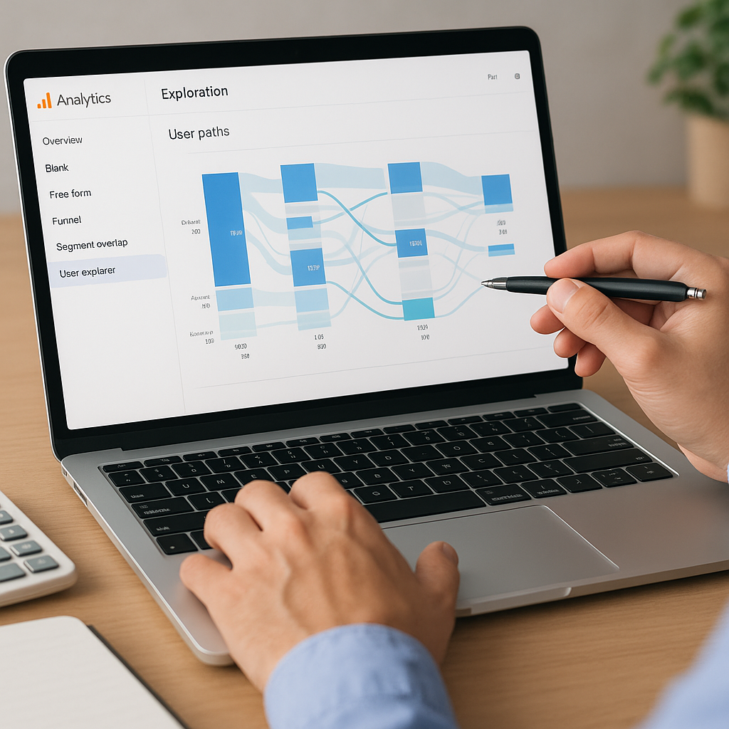 Jak badać ścieżki użytkowników w Google Analytics