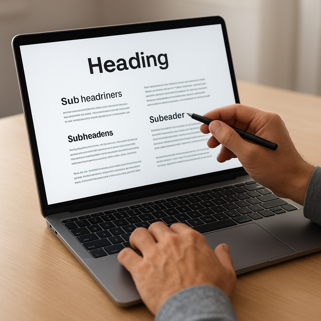 Jak ocenić strukturę nagłówków na stronie