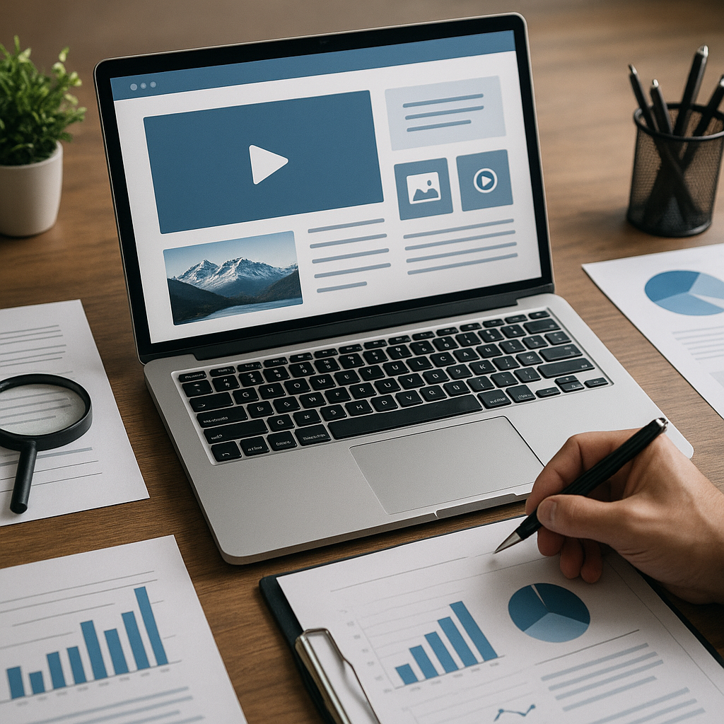 Audyt grafik i multimediów na stronie