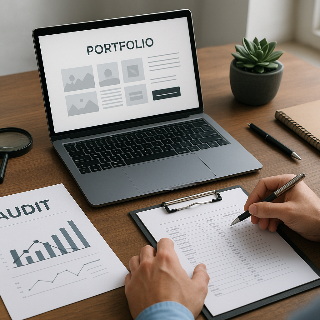 Audyt stron portfolio – co poprawić, by zwiększyć konwersję