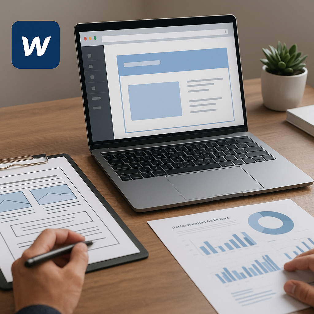 Audyt stron stworzonych w Webflow