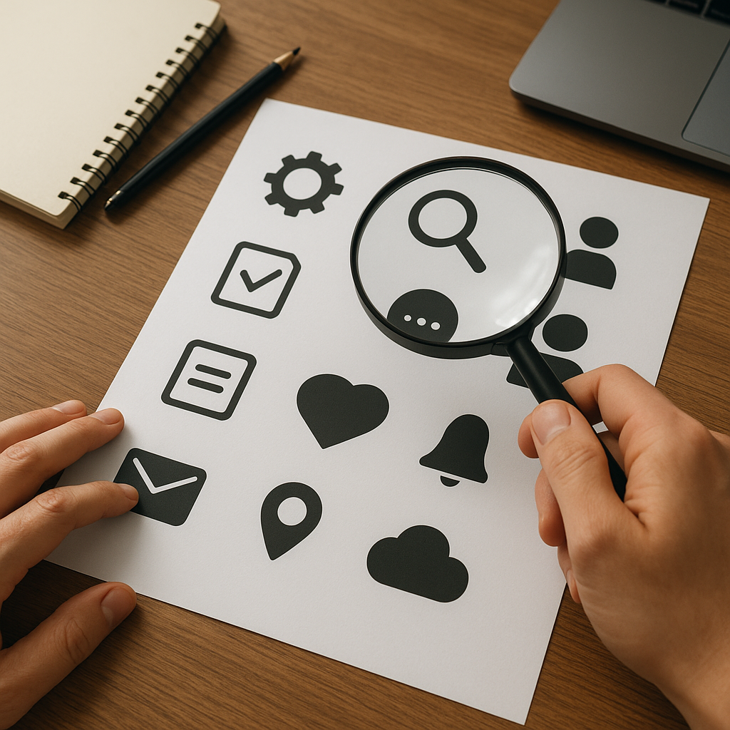 Audyt ikon i ich czytelności